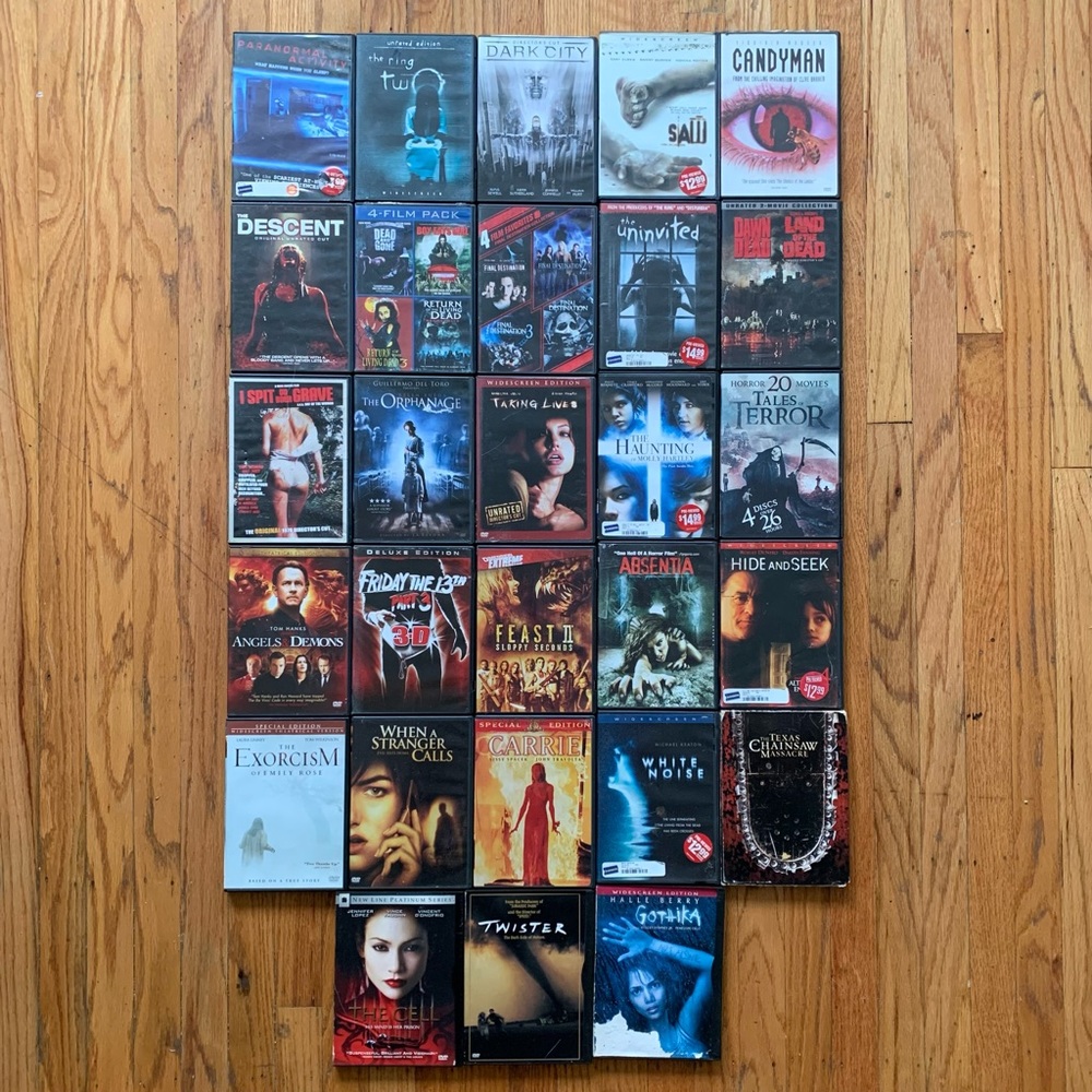 Vintage Horror Scary Movie DVD Bundle Of 28